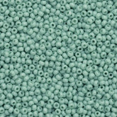 10/0 Preciosa Seed Beads Solgel Chalk Green